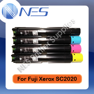 Fuji Xerox Genuine CT202246-CT202249 x4 High Yield Toner Set for DocuCentre SC2020NW